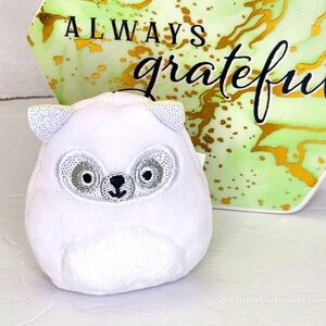 LANDI 🐆 White Lemur Squishville By Original Squishmallow By Kellytoy NWT